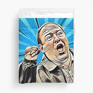 The Sopranos - Tony Soprano - Fan Art - Gifts for Sopranos Fans - Tony Soprano Cheering Duvet Cover