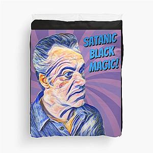 The Sopranos - Tony Soprano - Fan Art - Gifts for Sopranos Fans - Paulie Walnuts Satanic Black Magic Duvet Cover