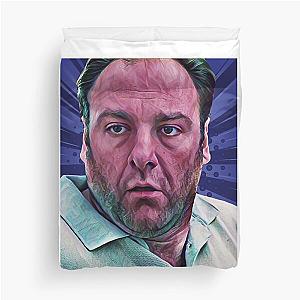 The Sopranos - Tony Soprano - Fan Art - Gifts for Sopranos Fans - Tony Soprano Hit Attempt. Duvet Cover