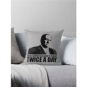 The Sopranos Tony Soprano T shirt Throw Pillow