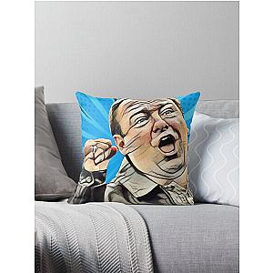 The Sopranos - Tony Soprano - Fan Art - Gifts for Sopranos Fans - Tony Soprano Cheering Throw Pillow