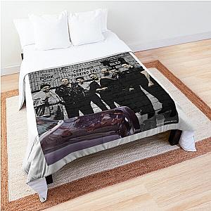 The Sopranos Wall art, Satriales, Sopranos gift Comforter