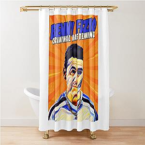 The Sopranos - Tony Soprano - Fan Art - Gifts for Sopranos Fans - Benny Fazio Criminal Mastermind Shower Curtain