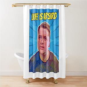 The Sopranos - Tony Soprano - Fan Art - Gifts for Sopranos Fans  - AJ Soprano Life Is Absurd  Shower Curtain