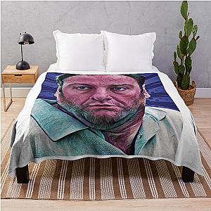 The Sopranos - Tony Soprano - Fan Art - Gifts for Sopranos Fans - Tony Soprano Hit Attempt. Throw Blanket