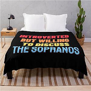 Introverted, but willing to discuss THE SOPRANOS Throw Blanket