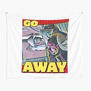 The Sopranos - Tony Soprano - Fan Art - Gifts for Sopranos Fans - Tony Soprano Go Away. Tapestry