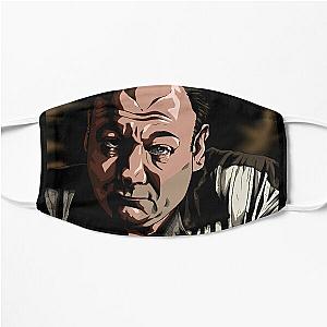 The Sopranos "Don't Stop Believin'" Tony Soprano portrait (digital) Flat Mask