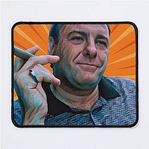 The Sopranos - Tony Soprano - Fan Art - Gifts for Sopranos Fans - Tony Soprano Cigar Mouse Pad