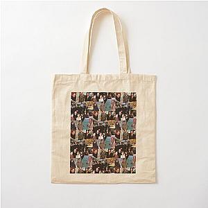 The Sopranos collage Cotton Tote Bag