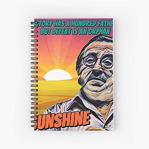 The Sopranos - Tony Soprano - Fan Art - Gifts for Sopranos Fans - Sunshine Spiral Notebook