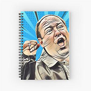 The Sopranos - Tony Soprano - Fan Art - Gifts for Sopranos Fans - Tony Soprano Cheering Spiral Notebook