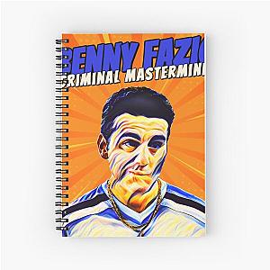 The Sopranos - Tony Soprano - Fan Art - Gifts for Sopranos Fans - Benny Fazio Criminal Mastermind Spiral Notebook