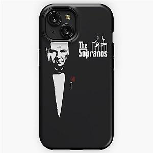 The Sopranos (The Godfather mashup) 	 		 iPhone Tough Case