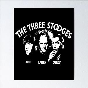 Tts The Three Stooges T-ShirtAmerican Vaudeville Comedy 50s fans gifts T-Shirt-by alyseashlee37806- (1) Poster