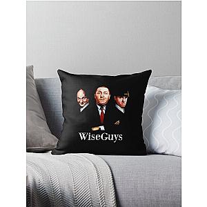 The Three Stooges T-ShirtWiseguys - The Three Stooges T-Shirt-by Haunted Jack's House- Throw Pillow