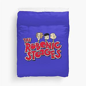 The Robonic Stooges Duvet Cover