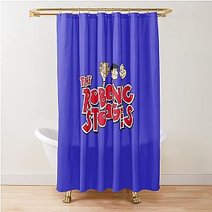 The Robonic Stooges Shower Curtain