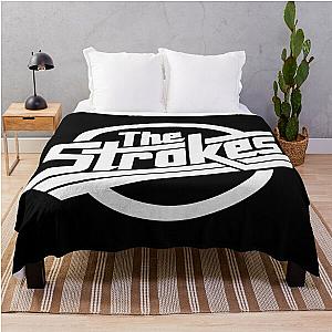 The Strokes Merch The Strokes Logo Throw Blanket