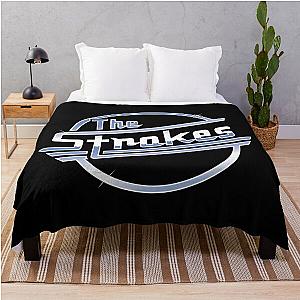 The Strokes Merch The Strokes Logo Throw Blanket