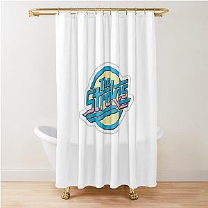 The Strokes Retro blue logo Shower Curtain