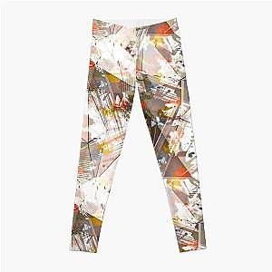 Abstraction. The strokes of paint. Leggings