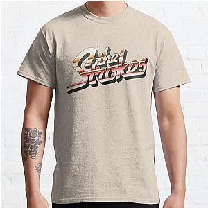 The Strokes Striped Logo Classic T-Shirt
