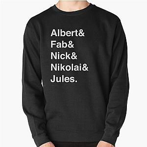 The Strokes Helvetica White Text Pullover Sweatshirt