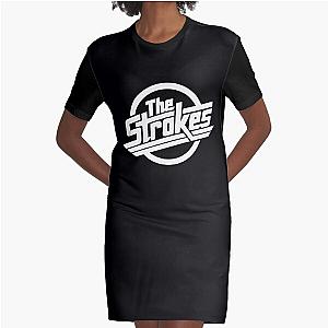The Strokes Merch The Strokes Logo Graphic T-Shirt Dress