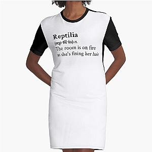 Reptilia by The Strokes Graphic T-Shirt Dress