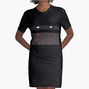 The Strokes 1251 Sticker Graphic T-Shirt Dress