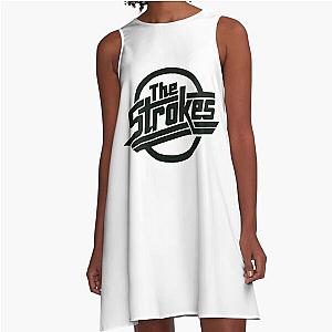 The Strokes Merch The Strokes Logo A-Line Dress