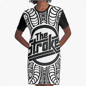 The Strokes in Waves Graphic T-Shirt Dress