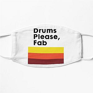 Drums please, Fab - The Strokes band designs, sticker, mug, t-shirt, etc Flat Mask