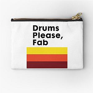 Drums please, Fab - The Strokes band designs, sticker, mug, t-shirt, etc Zipper Pouch