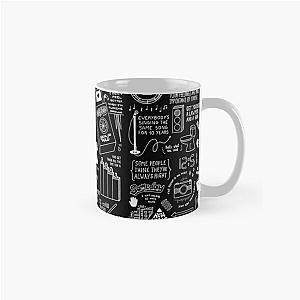 Collage of The Strokes Black and White Classic Mug