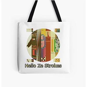 Hello Ze Strokes - The Strokes album cover All Over Print Tote Bag