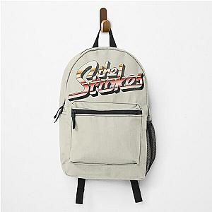 The Strokes Striped Logo Backpack