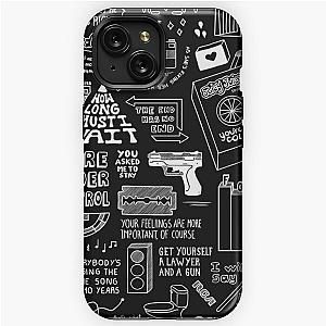 Collage of The Strokes Black and White iPhone Tough Case