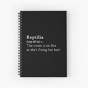 Reptilia by The Strokes Spiral Notebook