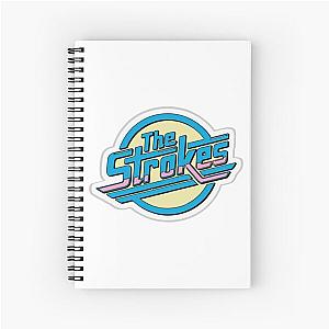 The Strokes Retro blue logo Spiral Notebook