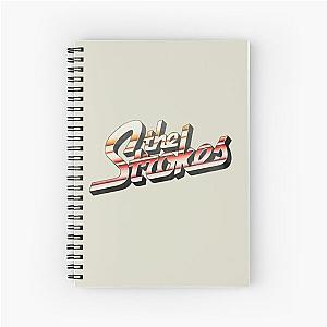 The Strokes Striped Logo Spiral Notebook