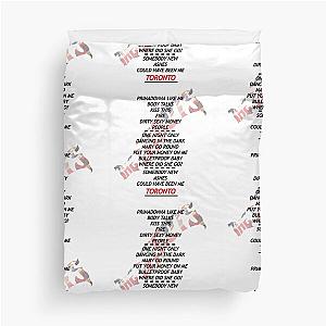 The Struts Setlist Toronto 2018 Duvet Cover