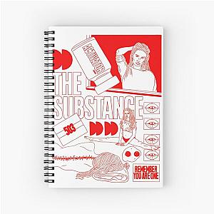 The substance Spiral Notebook