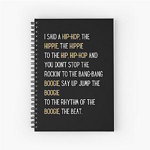 Rapper's Delight - Sugarhill Gang print Spiral Notebook