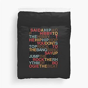 Rapper's Delight Sugarhill Gang Duvet Cover