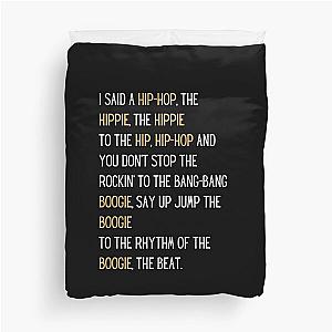 Rapper's Delight - Sugarhill Gang print Duvet Cover