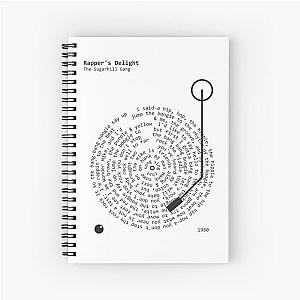 Rappers Delight Sugarhill Gang Lyrics Spiral Notebook