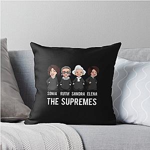 The Supreme Court Justices Women's Throw Pillow