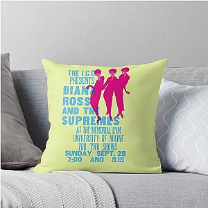 Diana Ross the Supreme Throw Pillow